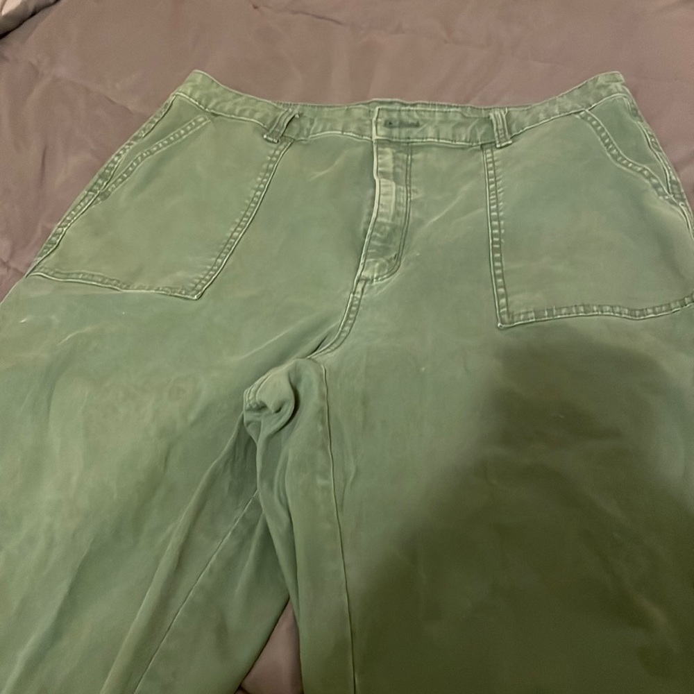 Universal thread olive wide leg pants